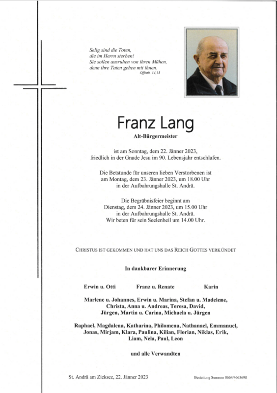 franz lang
